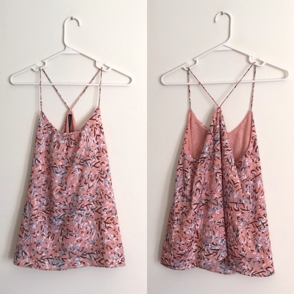 W118 Walter Baker Pink Printed Tank - Picture 4 of 5